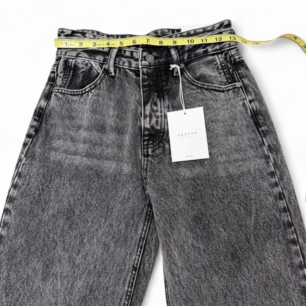 KanCan Raila 90’s Flare Wide Leg Acid Wash Jeans Womens 3/25 Baggy Grunge Skater - Picture 6 of 8